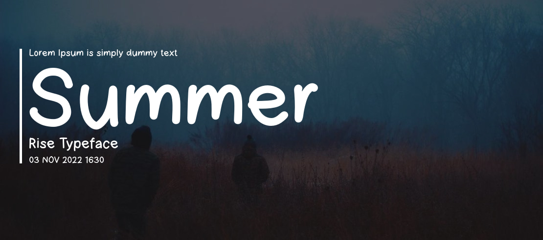 Summer Rise Font
