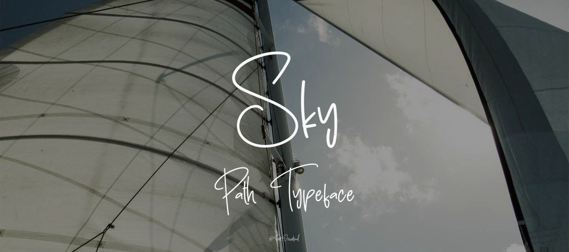 Sky Path Font