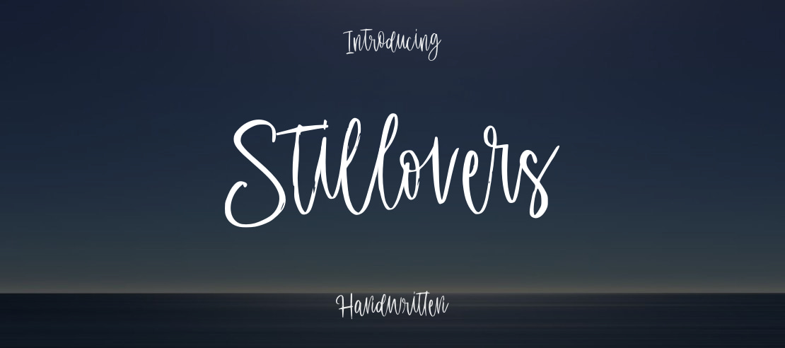 Stillovers Font