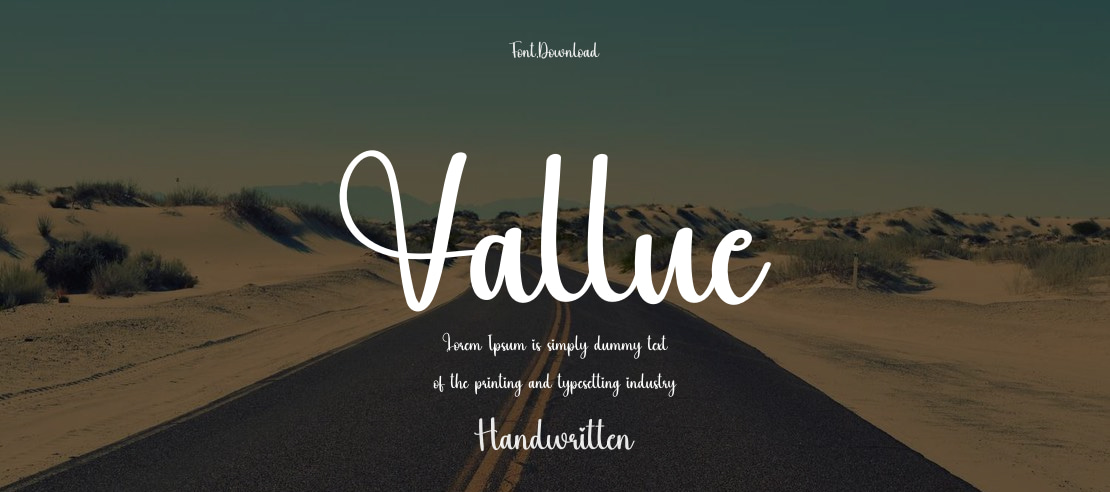 Vallue Font