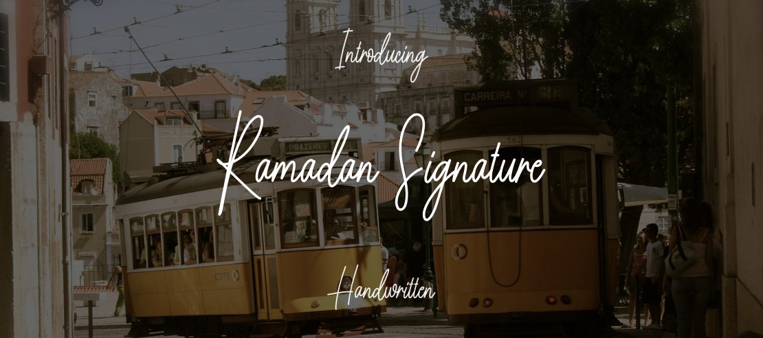 Ramadan Signature Font