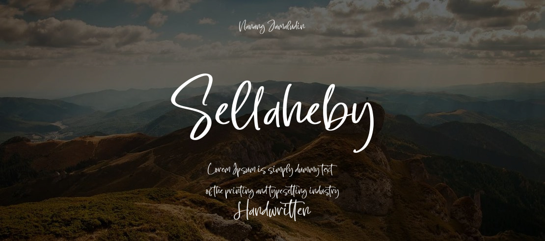 Sellaheby Font