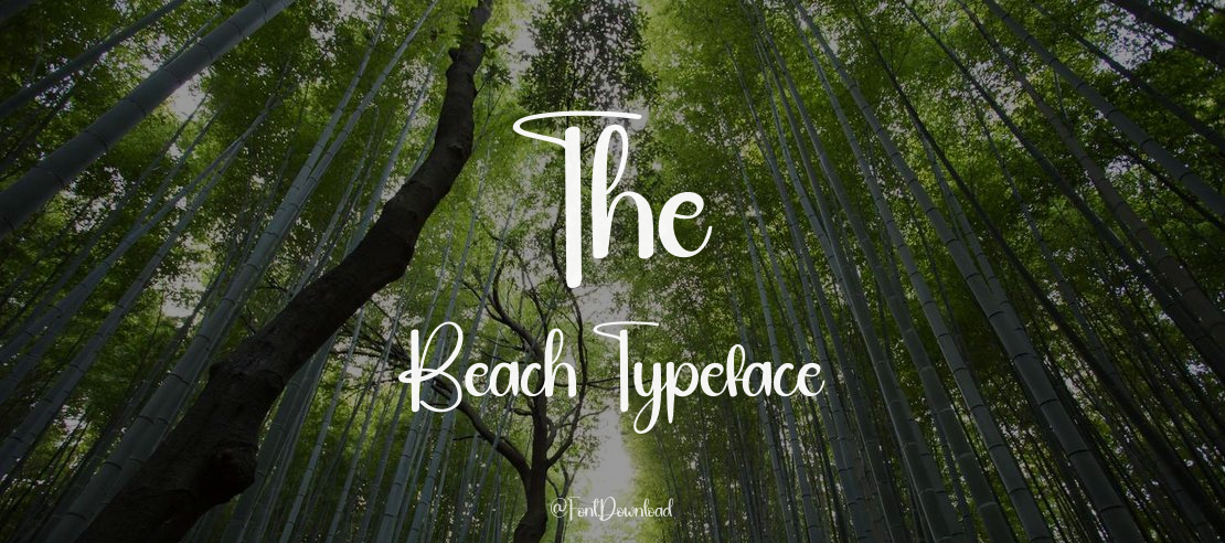 The Beach Font