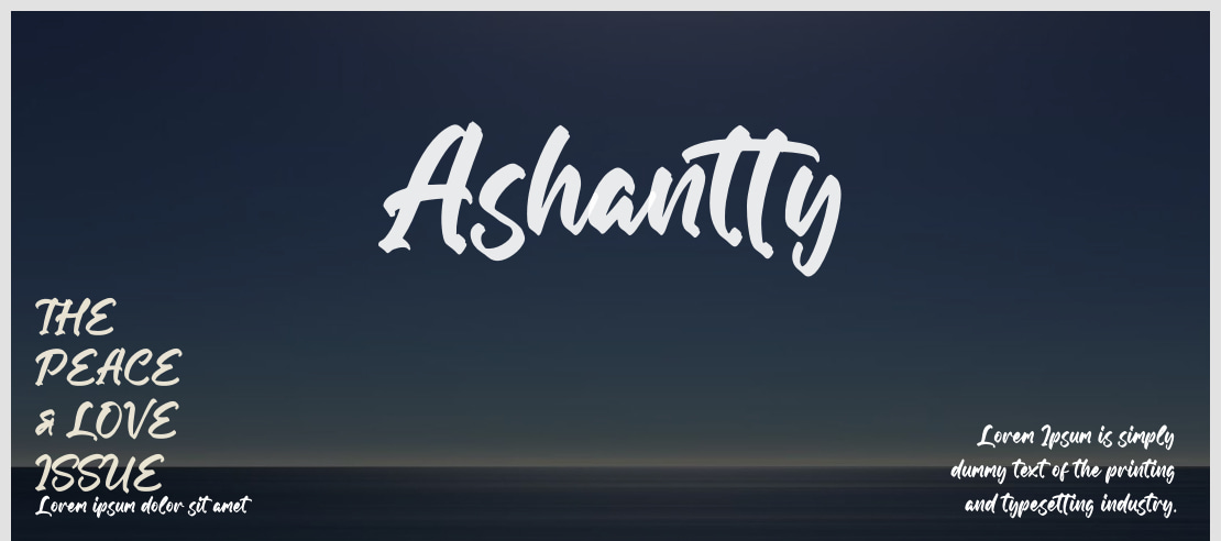 Ashantty Font
