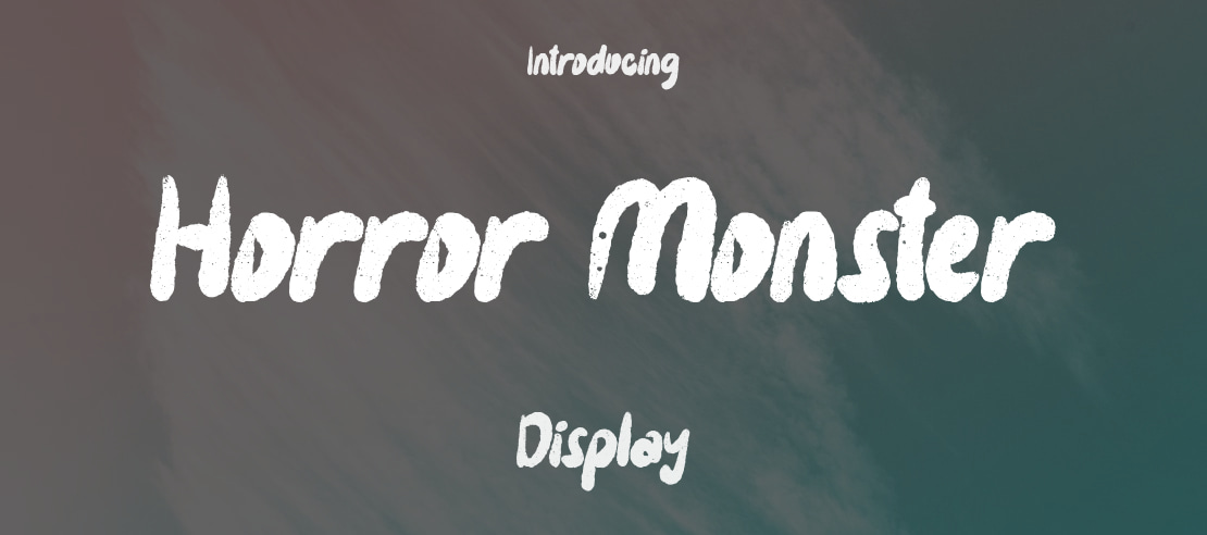 Horror Monster Font