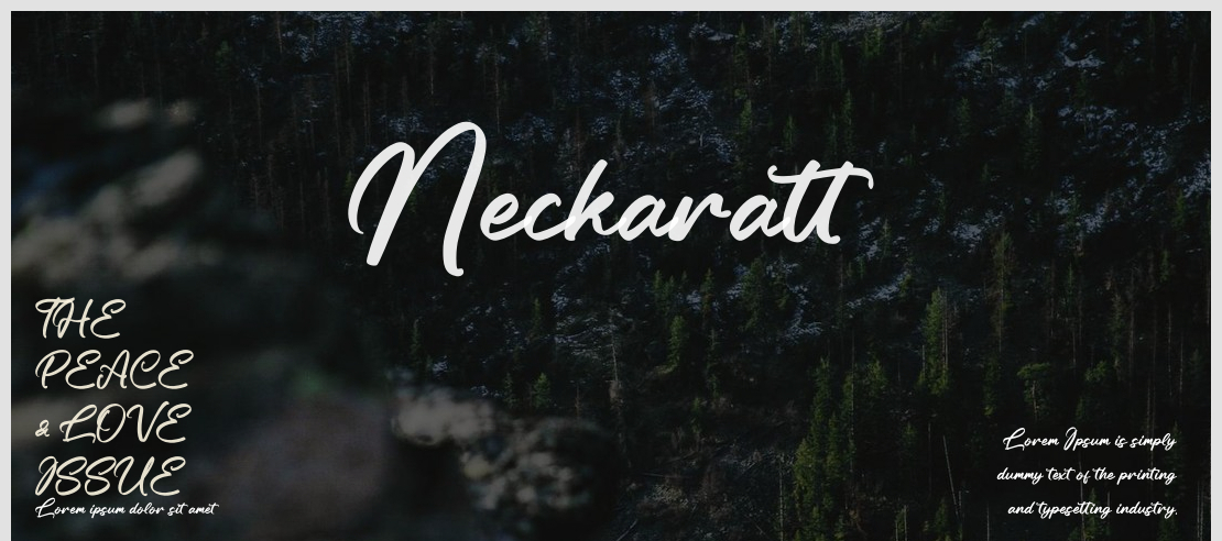 Neckaratt Font