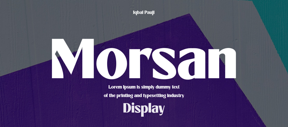 Morsan Font