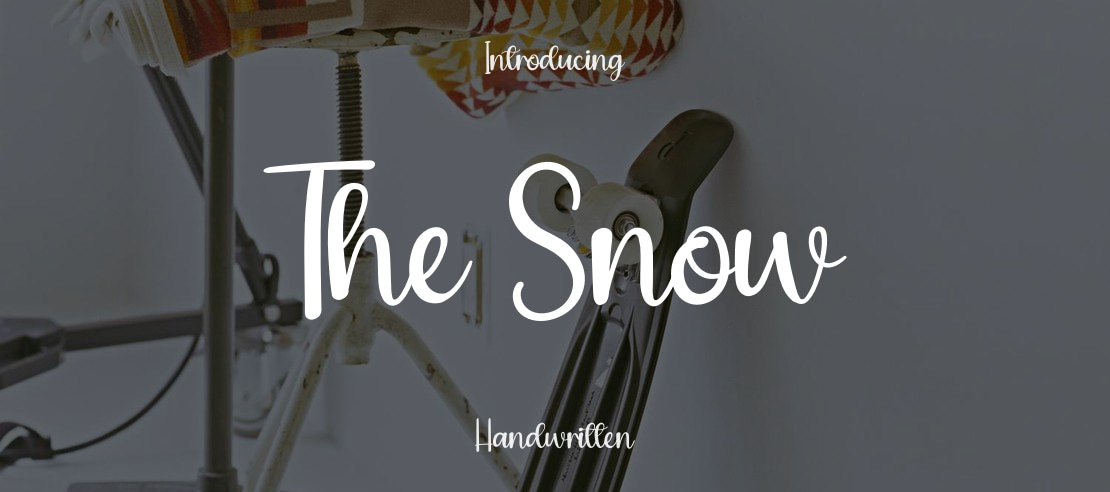 The Snow Font