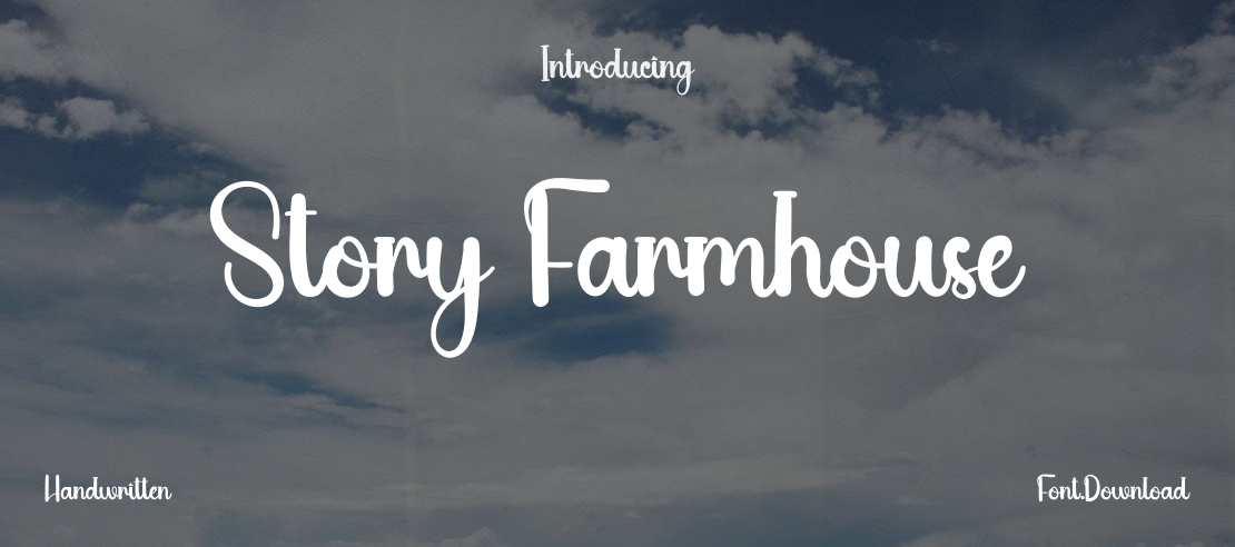 Story Farmhouse Font