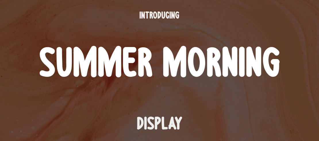 Summer Morning Font