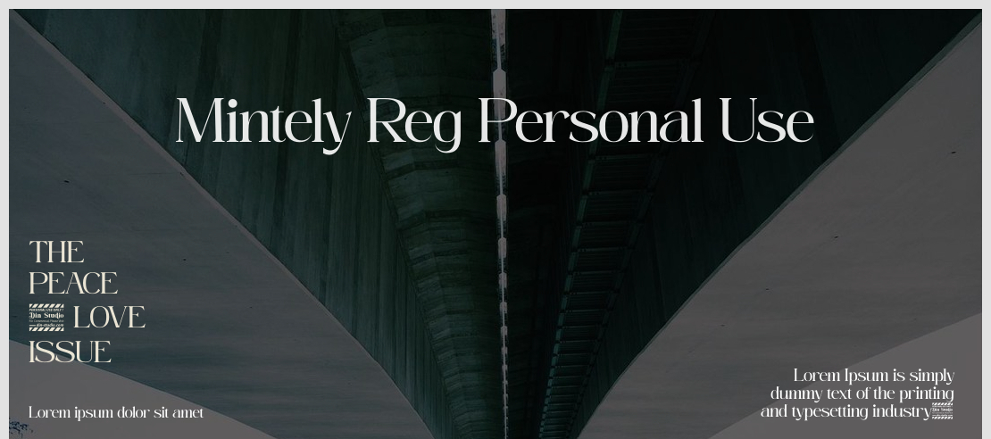 Mintely Reg Personal Use Font