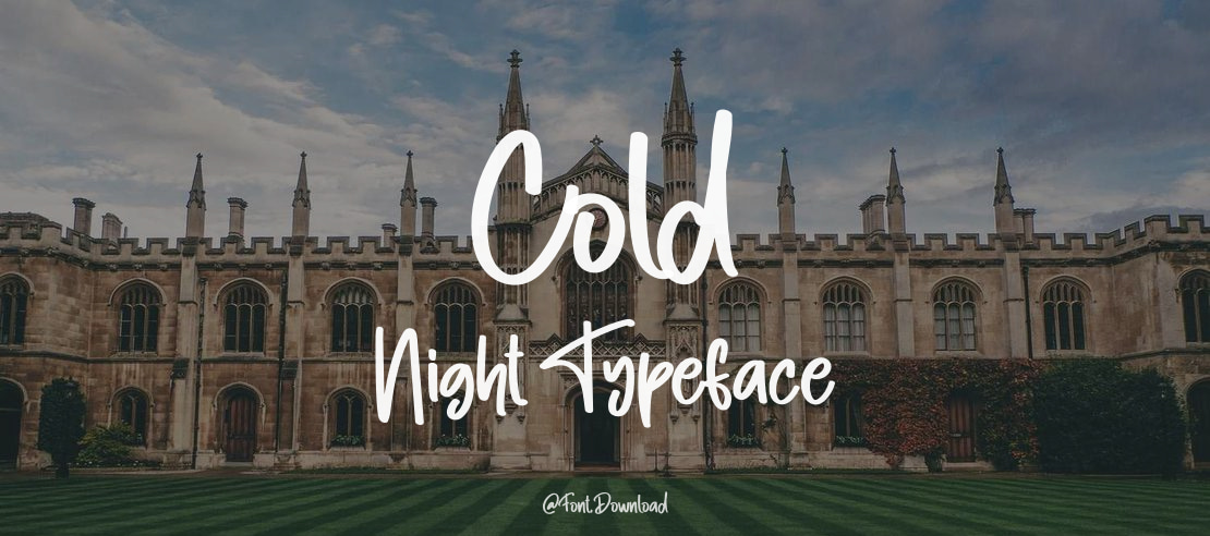 Cold Night Font