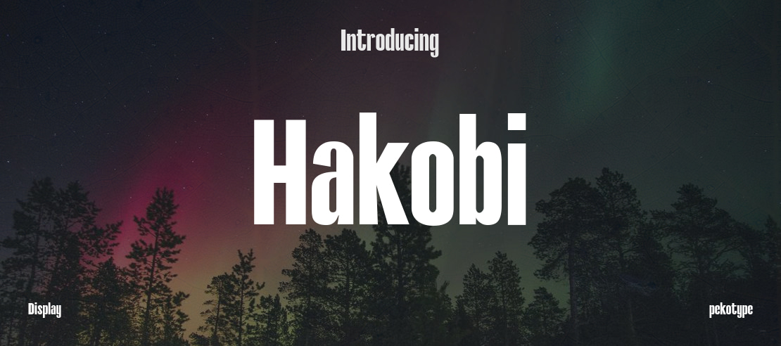 Hakobi Font