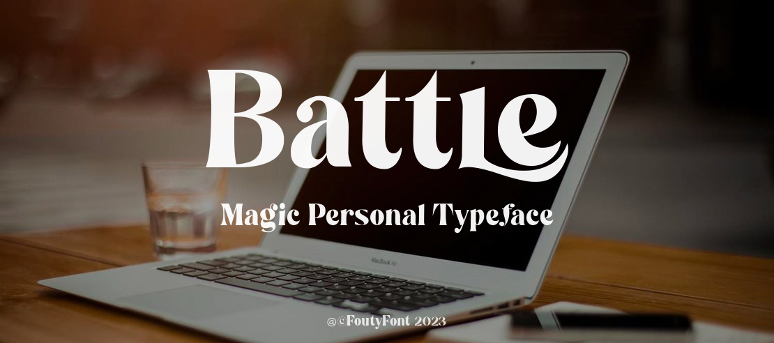 Battle Magic Personal Font