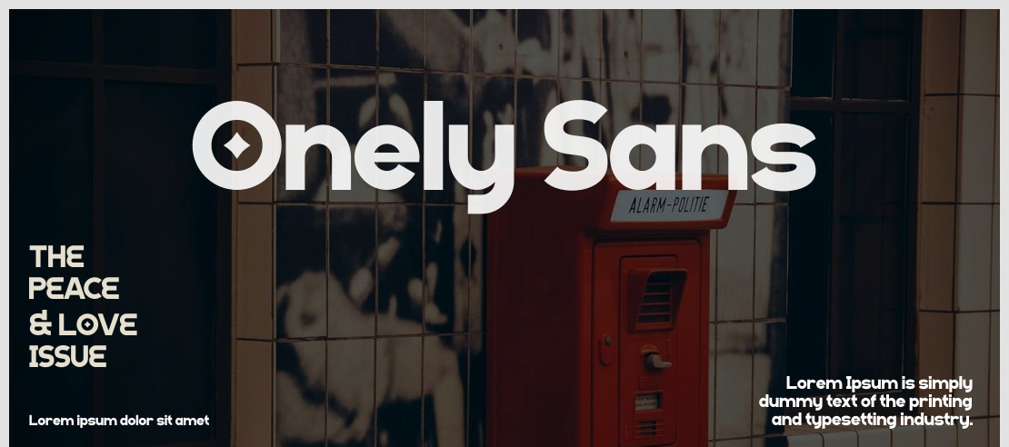 Onely Sans Font