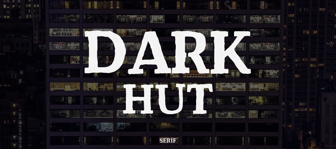 Dark Hut Font