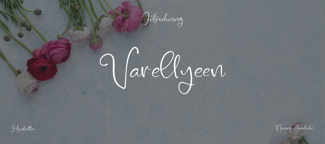 Varellyeen Font