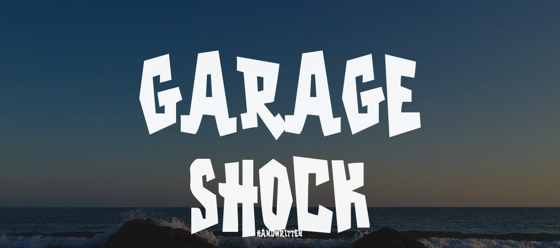 Garage Shock Font