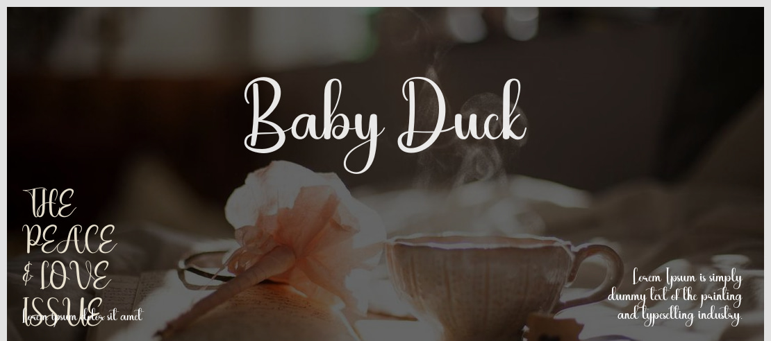 Baby Duck Font