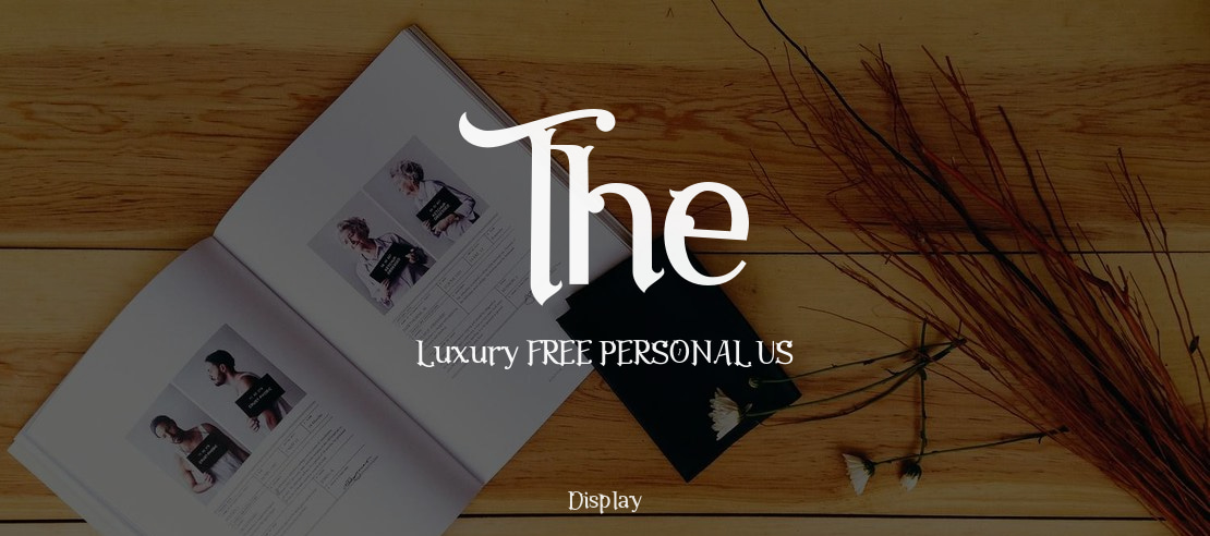 The Luxury FREE PERSONAL US Font