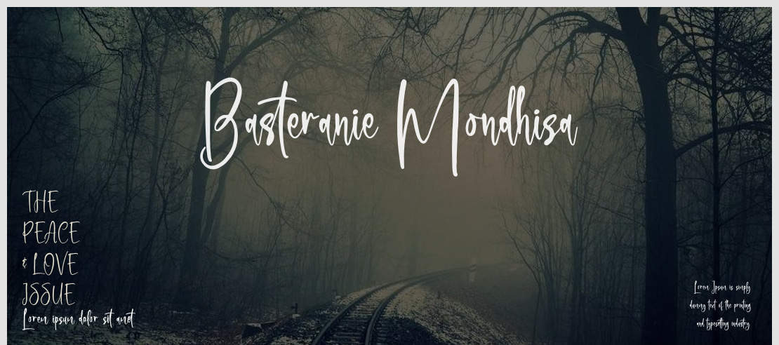Basteranie Mondhisa Font
