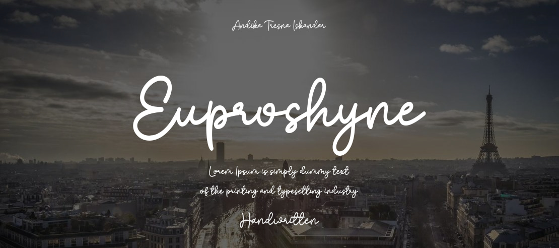 Euproshyne Font