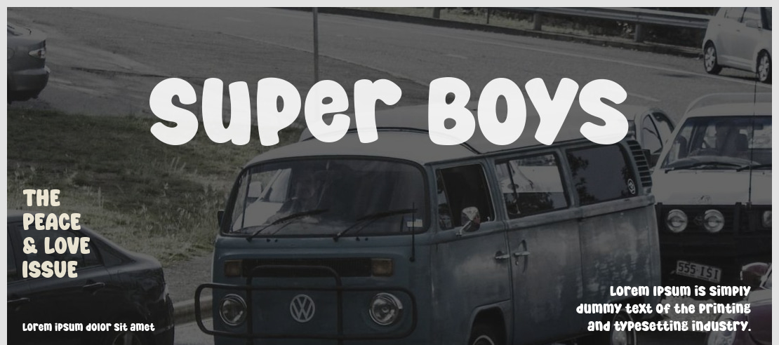 Super Boys Font