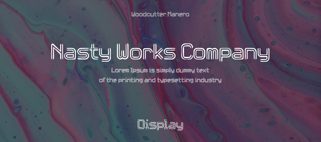 Nasty Works Company Font