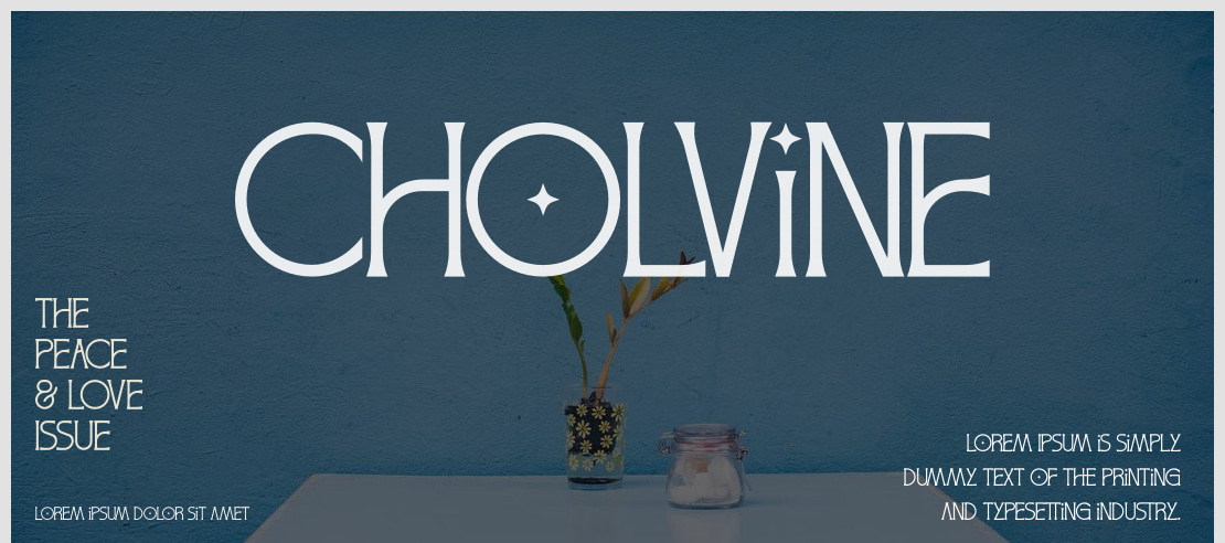 Cholvine Font