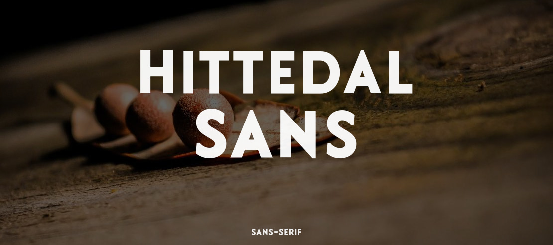 Hittedal Sans Font