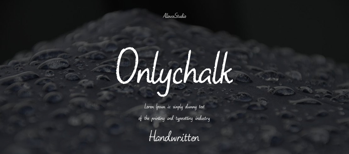Onlychalk Font