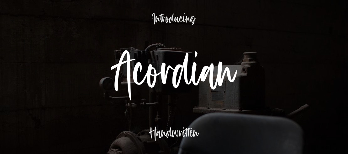 Acordian Font