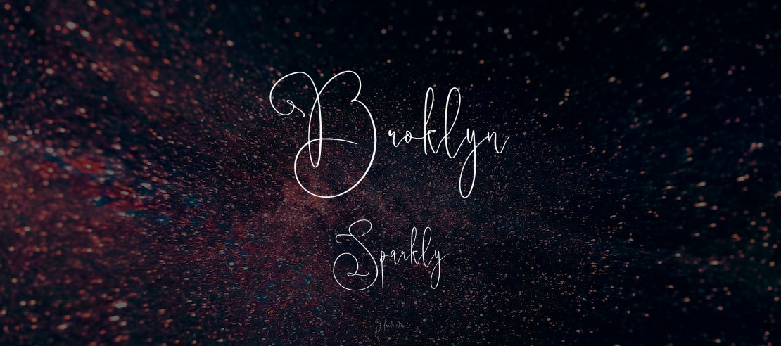 Broklyn Sparkly Font