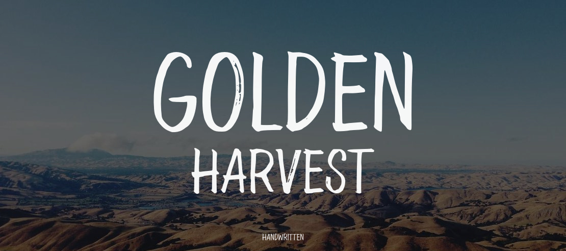 Golden Harvest Font