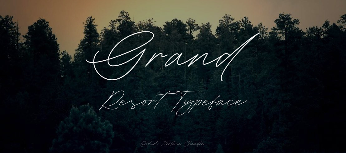 Grand Resort Font