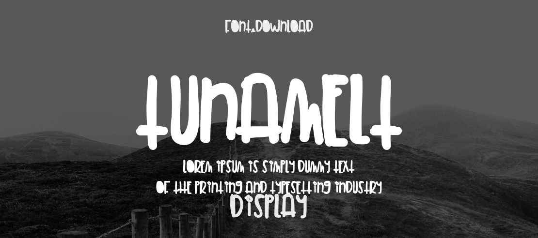 TunaMelt Font