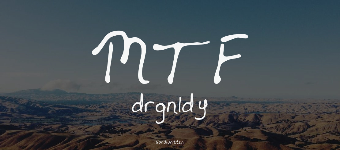 MTF drgnldy Font