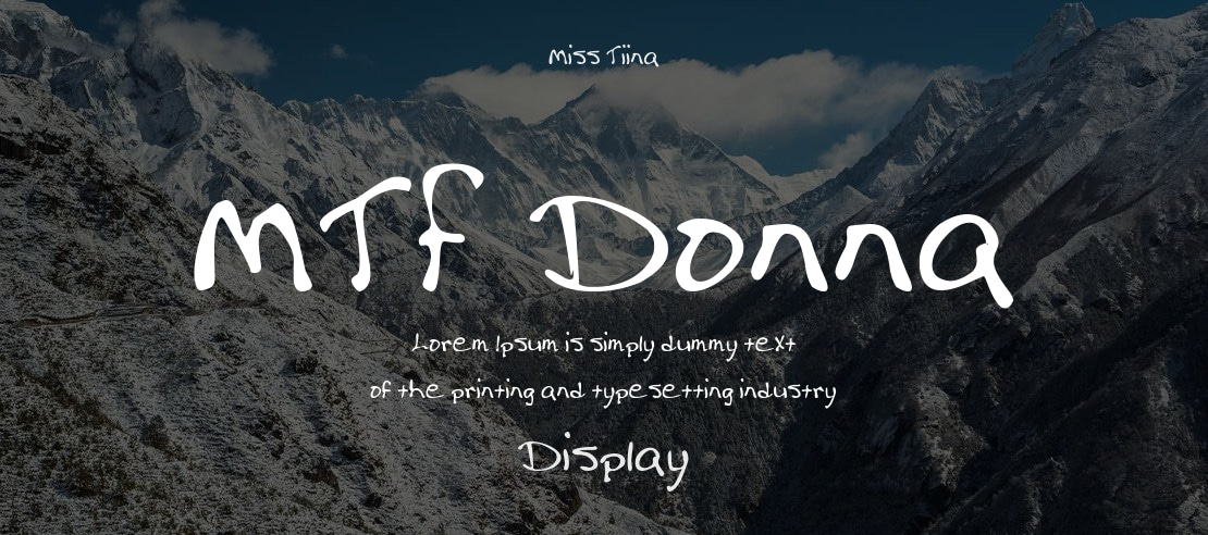 MTF Donna Font