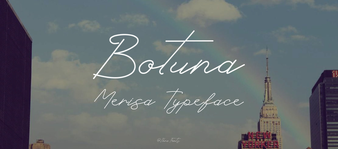 Botuna Merisa Font