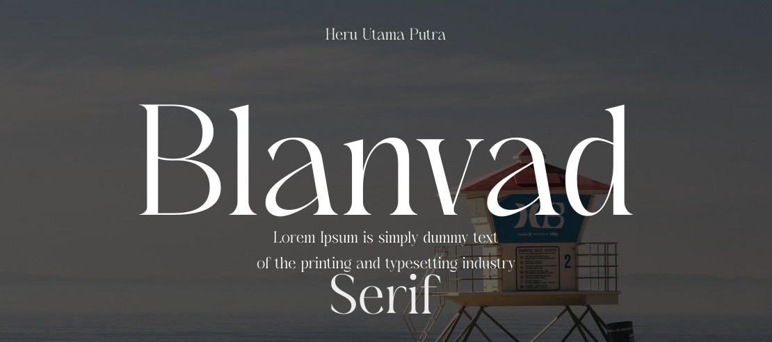 Blanvad Font