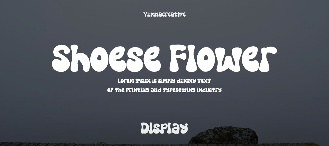 Shoese Flower Font