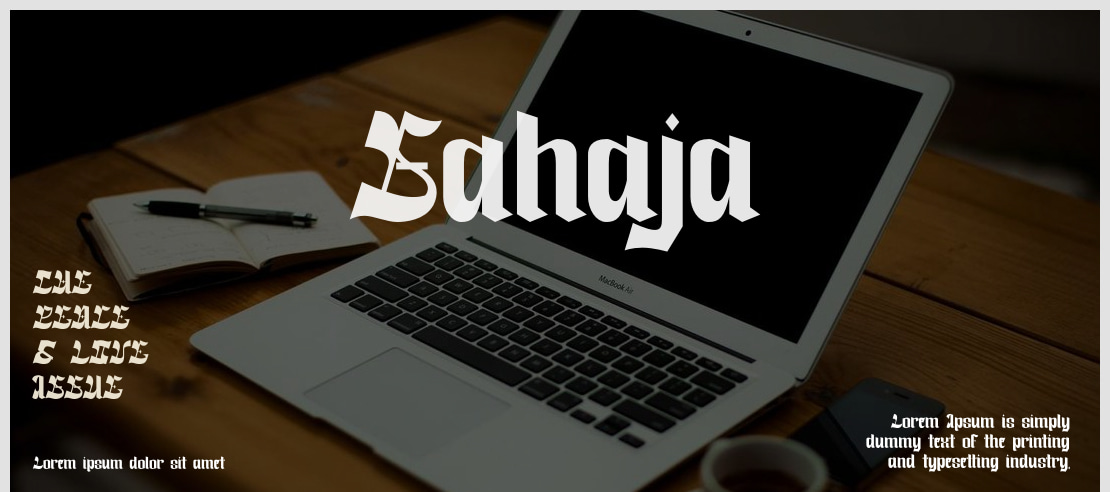 Sahaja Font