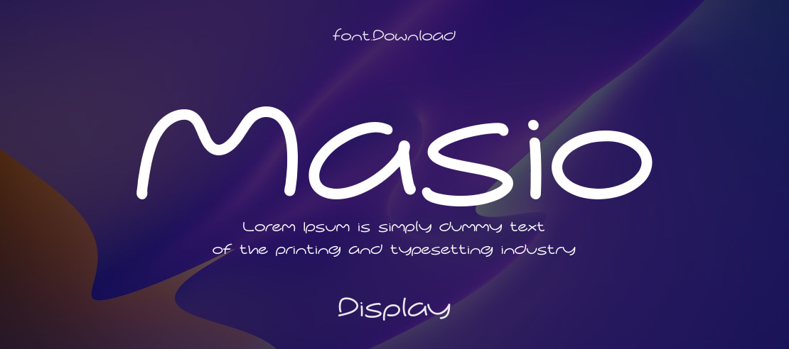 Masio Font