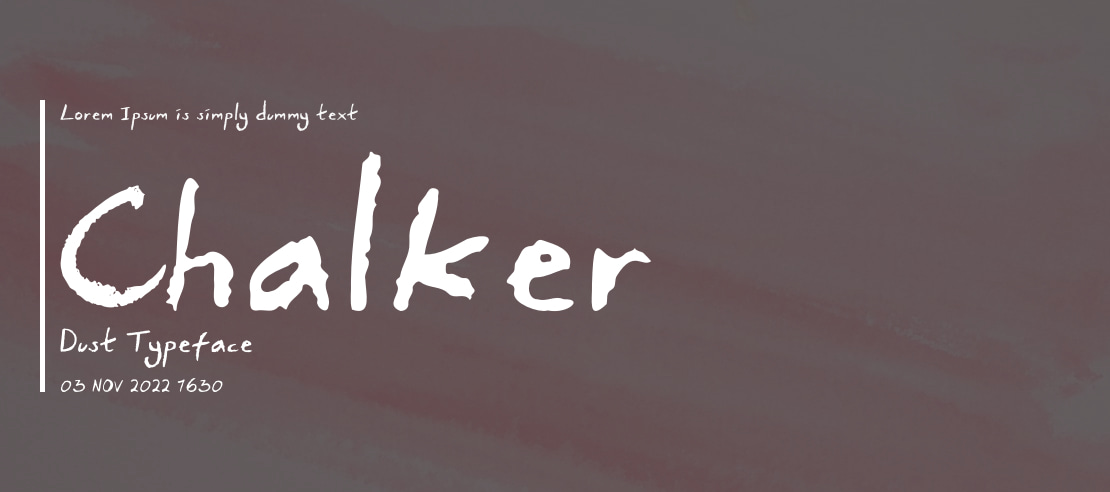 Chalker Dust Font