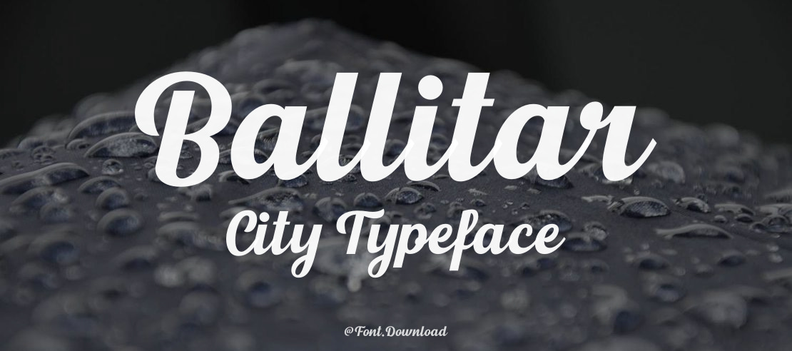 Ballitar City Font
