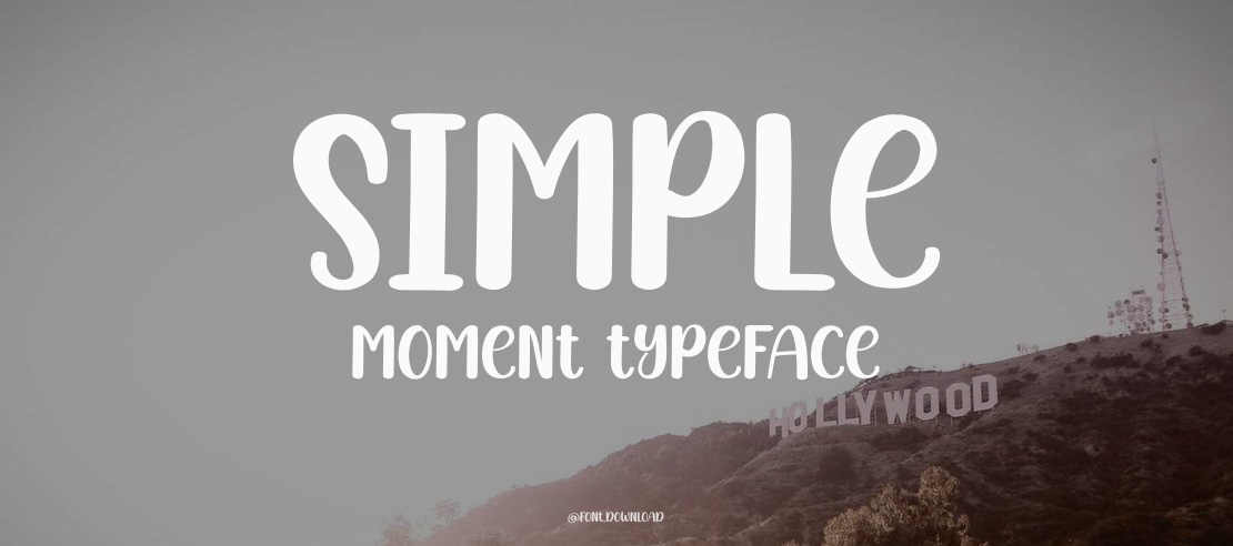 Simple Moment Font