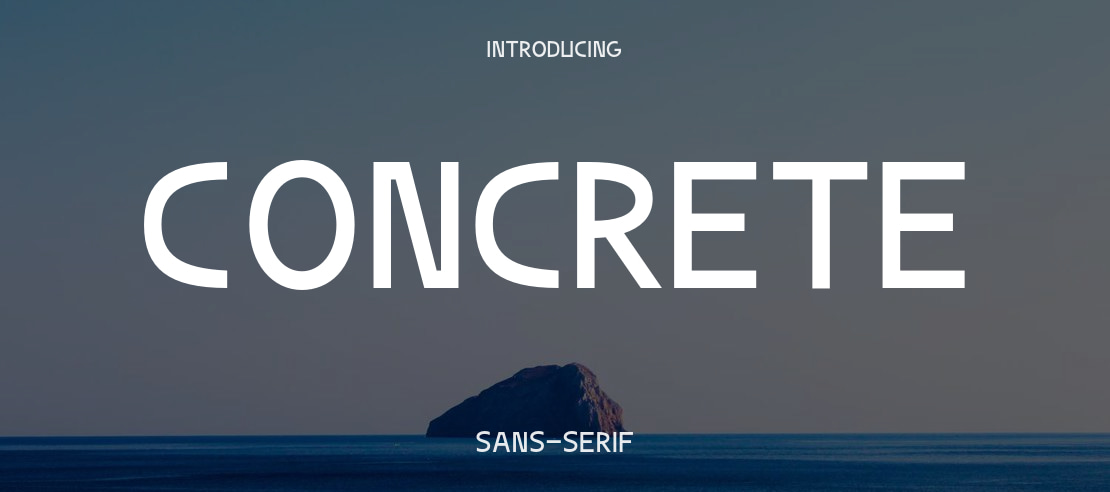 Concrete Font