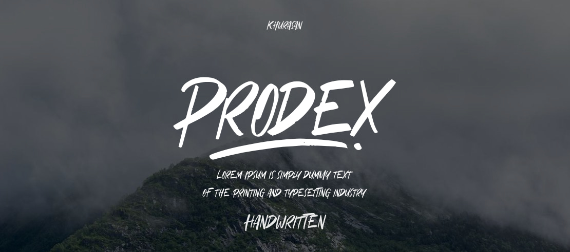 Prodex Font