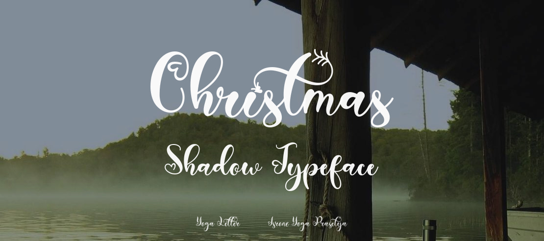 Christmas Shadow Font