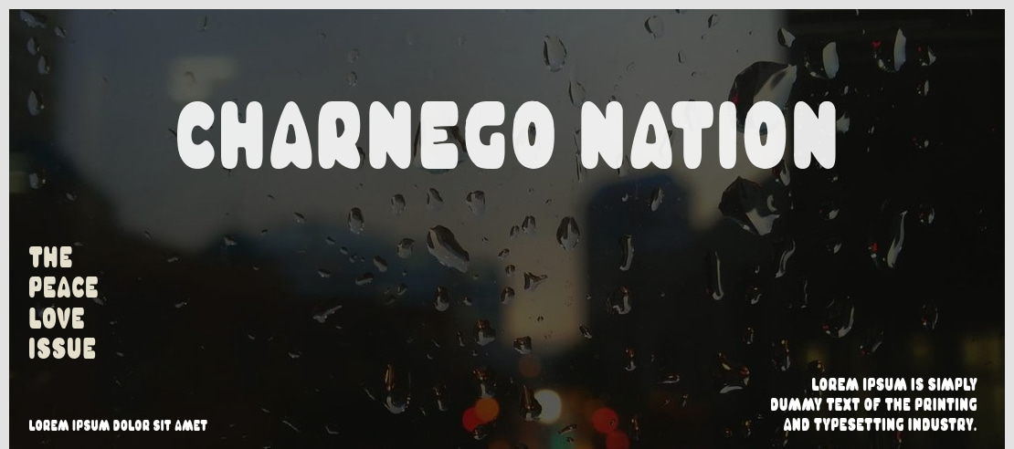 Charnego Nation Font